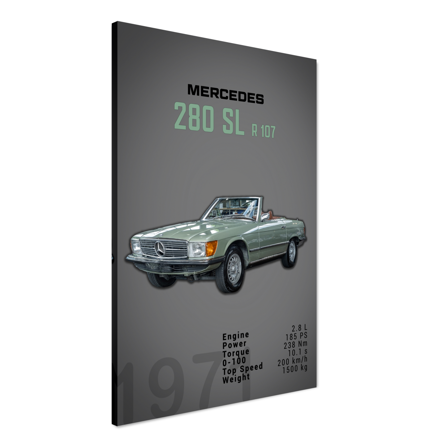 Mercedes 1971 280 SL R107 (BENZ03D)