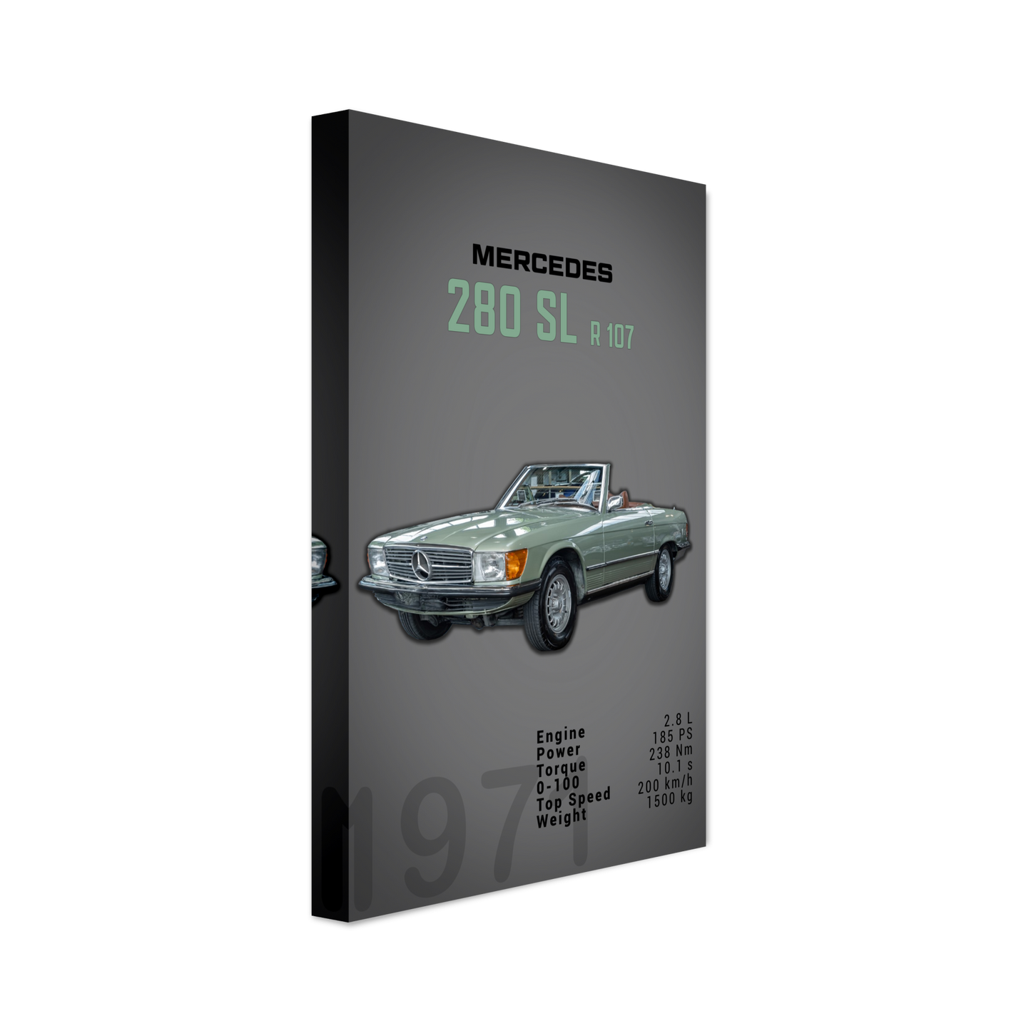 Mercedes 1971 280 SL R107 (BENZ03D)