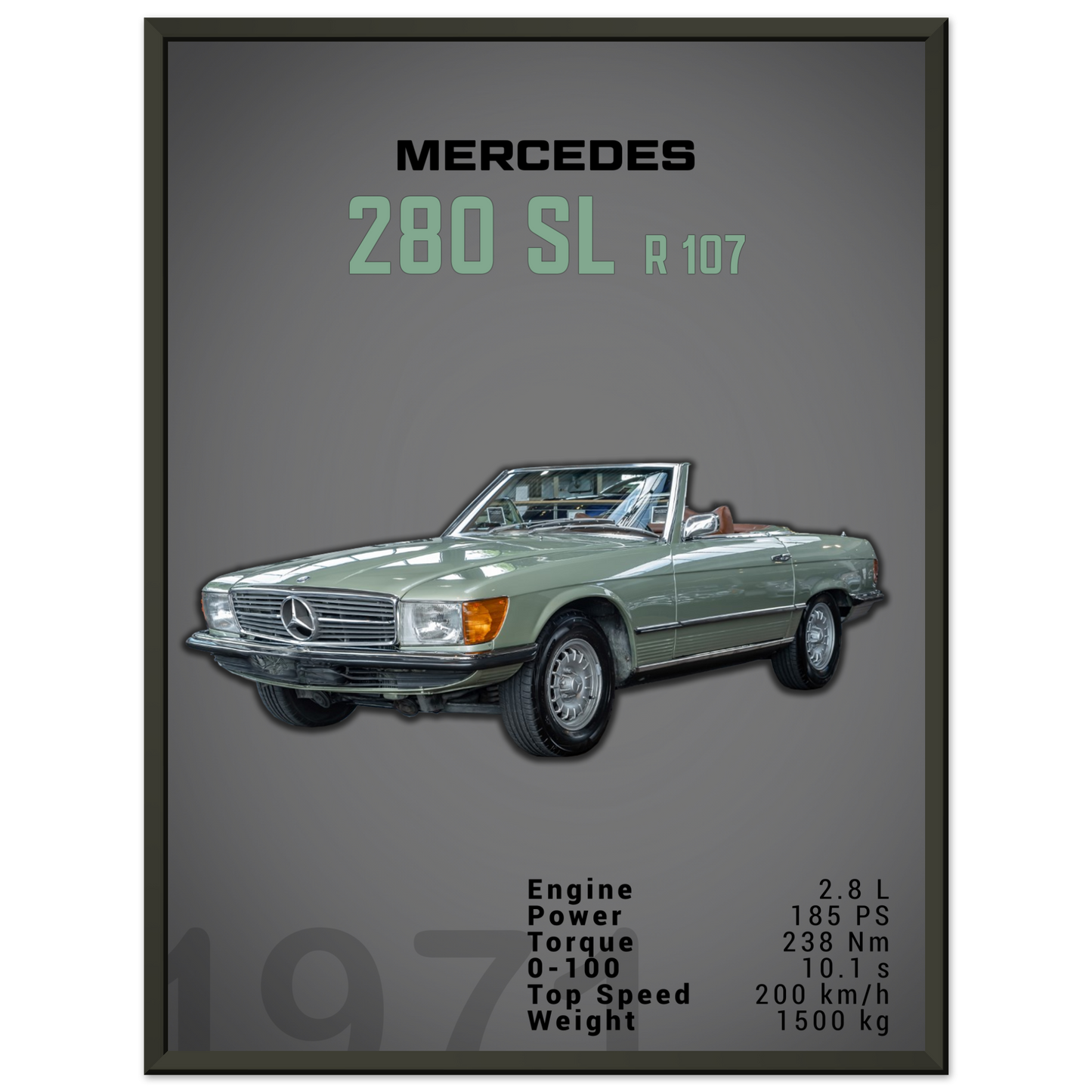 Mercedes 1971 280 SL R107 (BENZ03D)