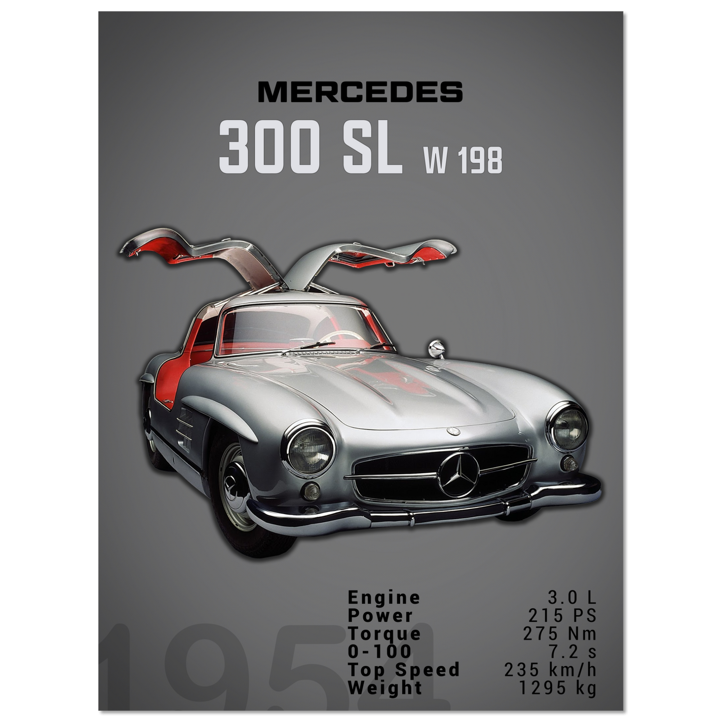Mercedes 1954 3000 SL W198 (BENZ04D)