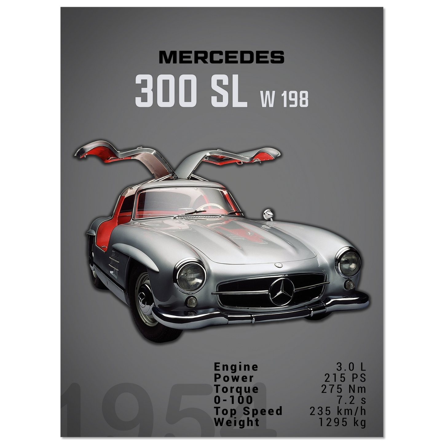 Mercedes 1954 3000 SL W198 (BENZ04D)
