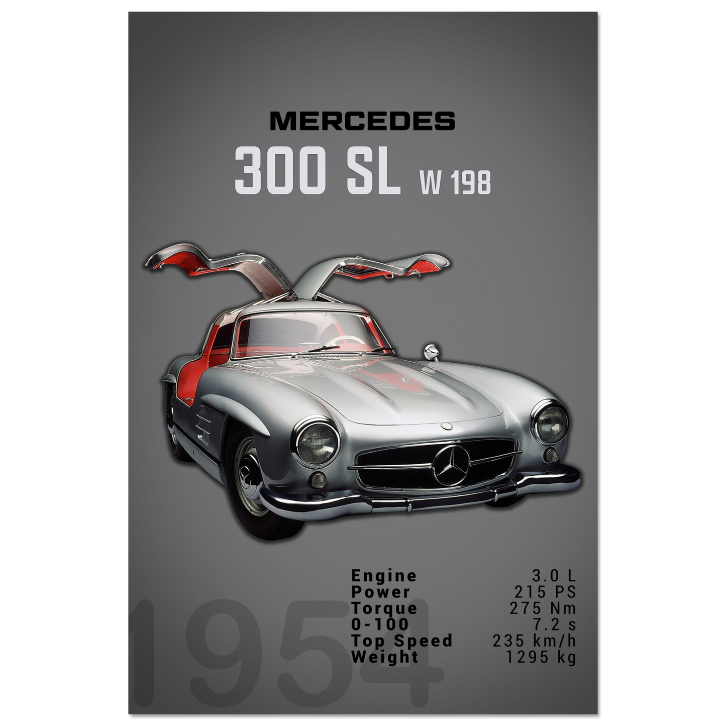Mercedes 1954 3000 SL W198 (BENZ04D)