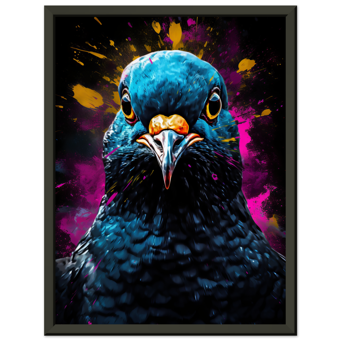 Vogel Taube Pop-Art (BIRD01)