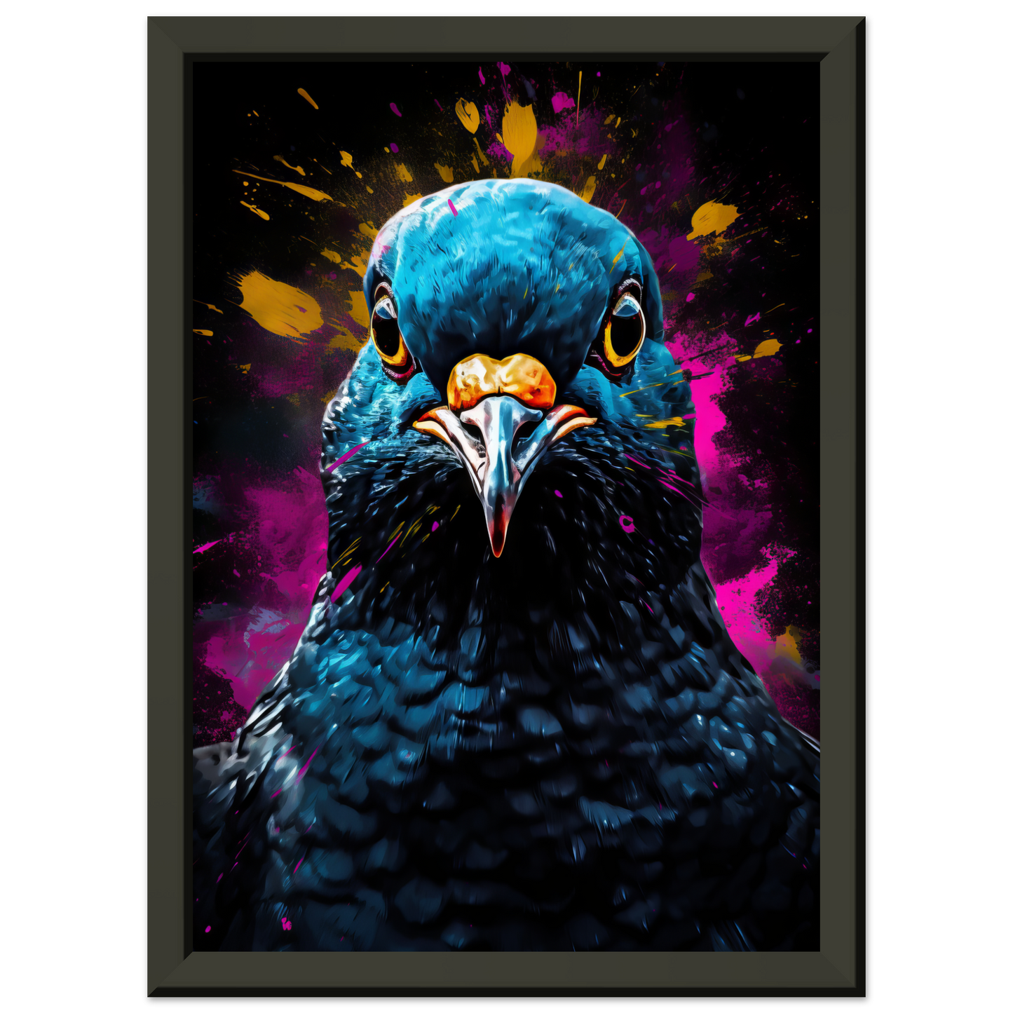 Vogel Taube Pop-Art (BIRD01)