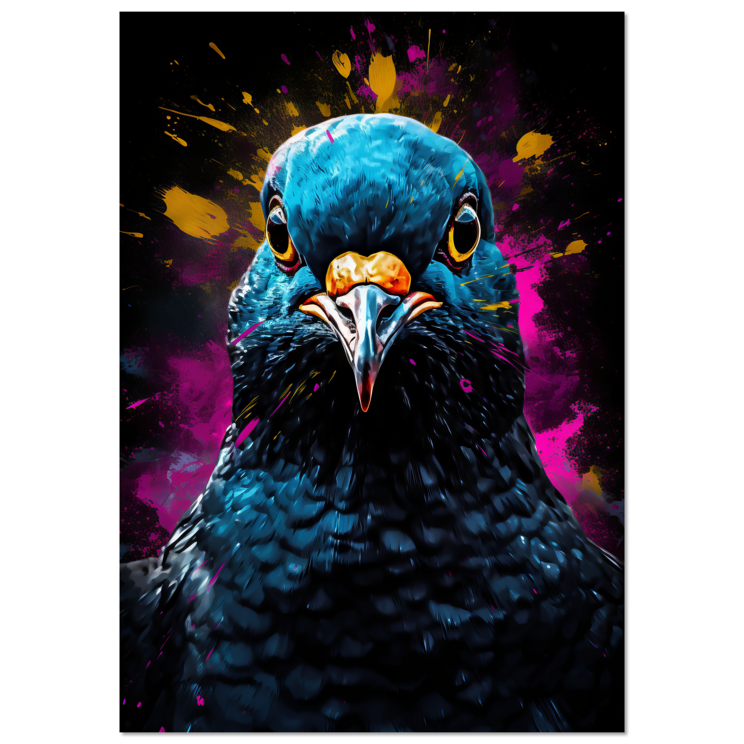 Vogel Taube Pop-Art (BIRD01)