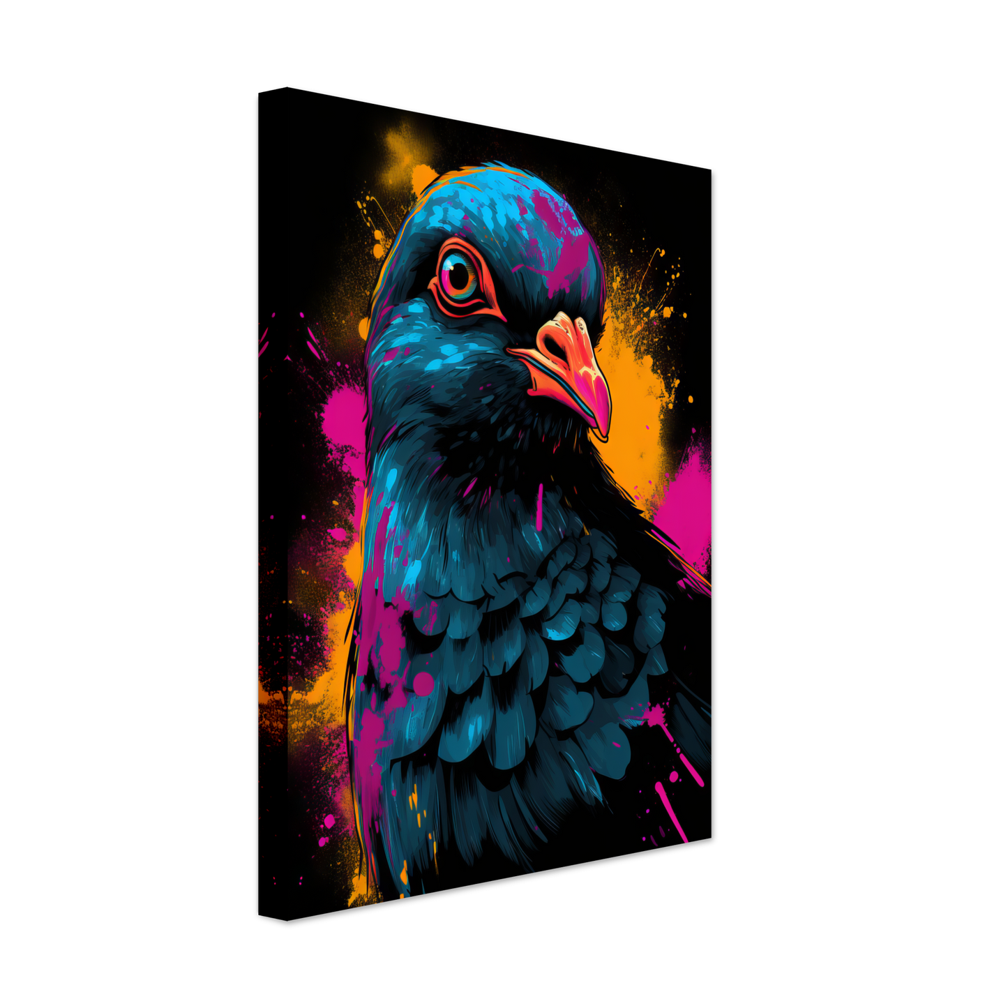 Vogel Taube Pop-Art (BIRD02)
