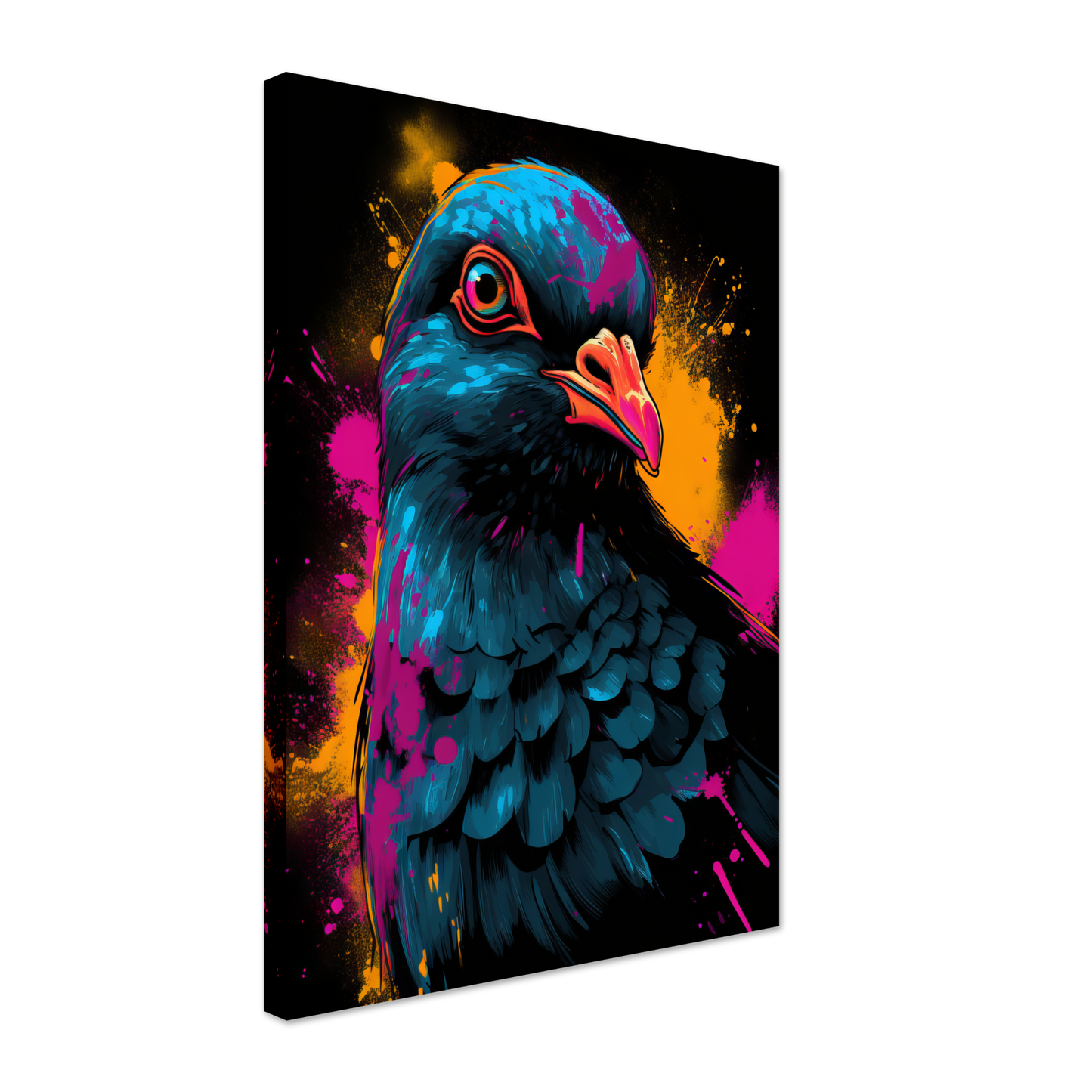 Vogel Taube Pop-Art (BIRD02)