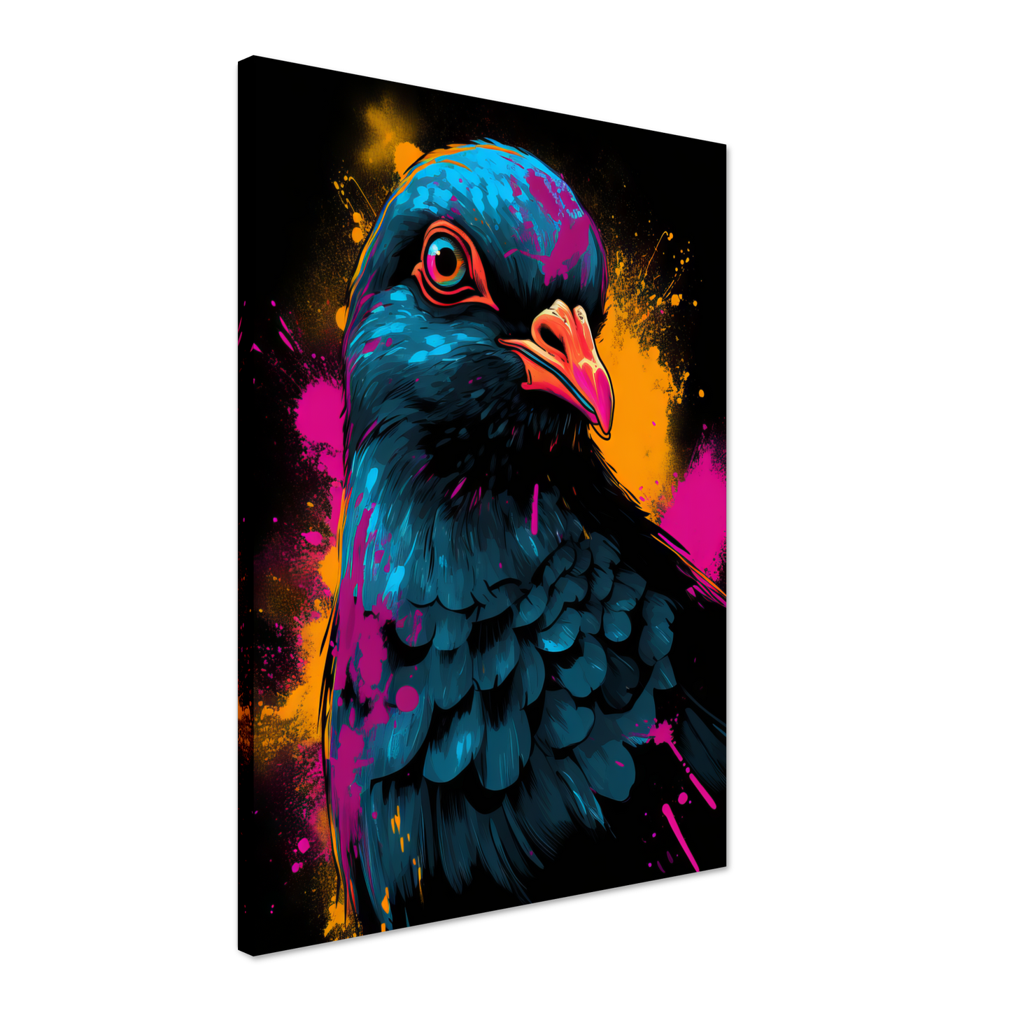 Vogel Taube Pop-Art (BIRD02)