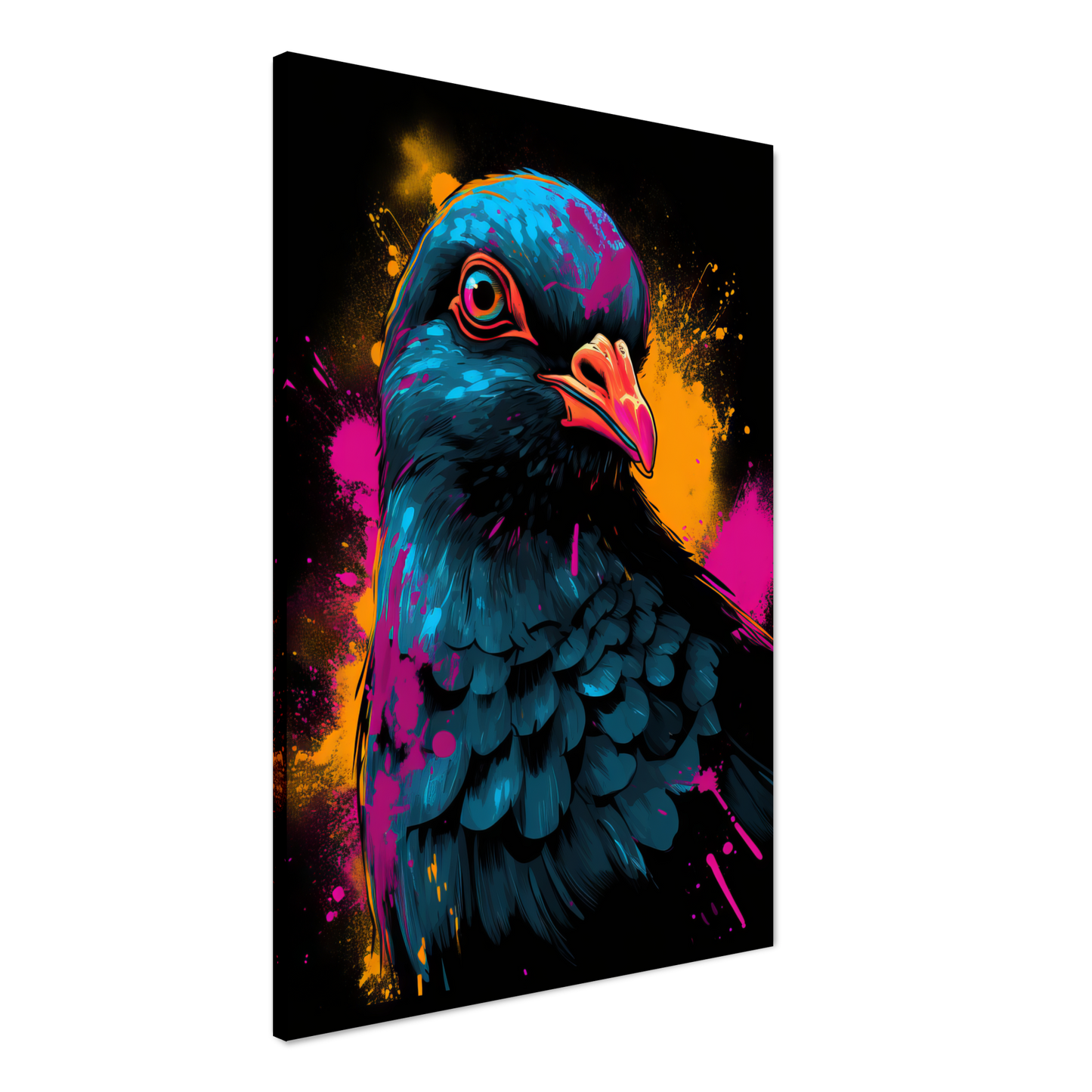 Vogel Taube Pop-Art (BIRD02)