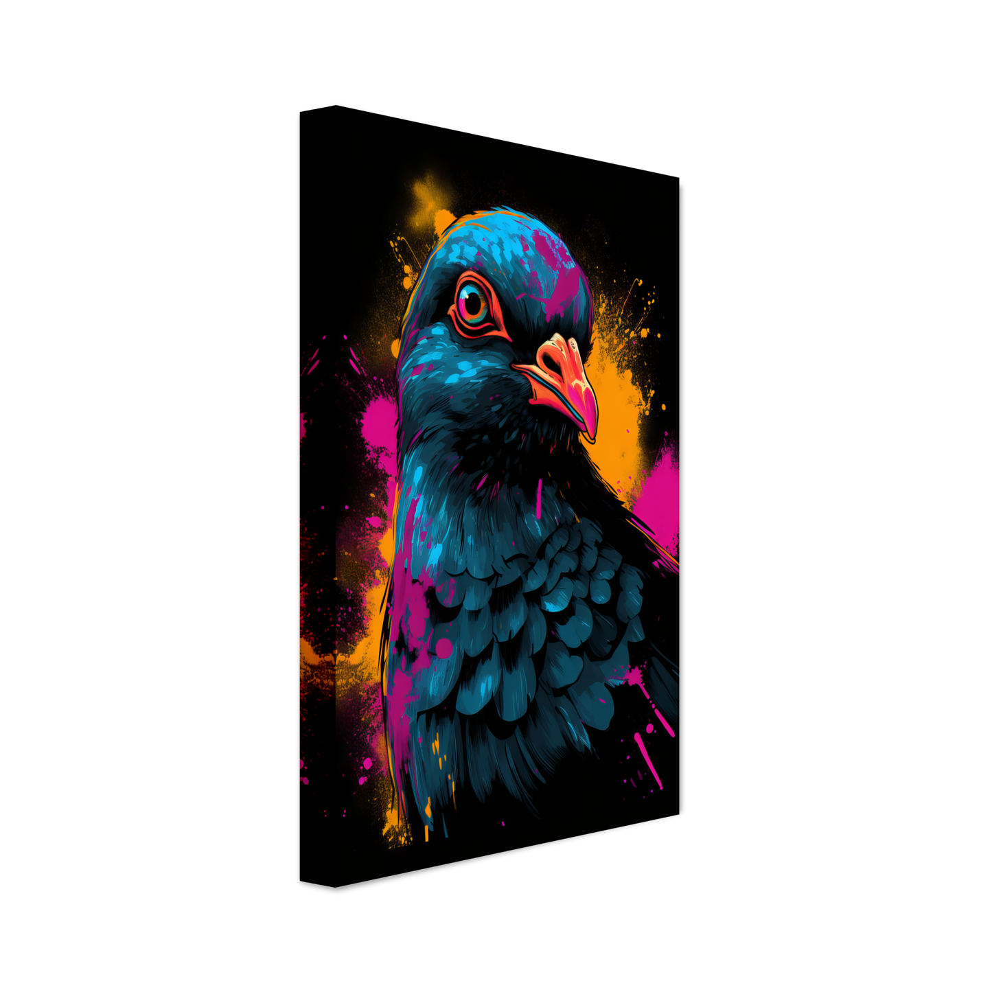 Vogel Taube Pop-Art (BIRD02)