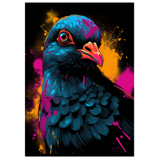 Bird dove pop art (BIRD02)