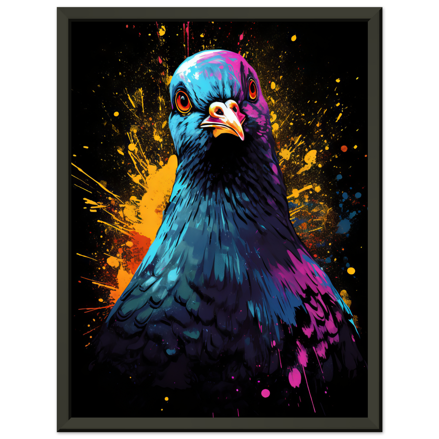 Vogel Taube Pop-Art (BIRD03)
