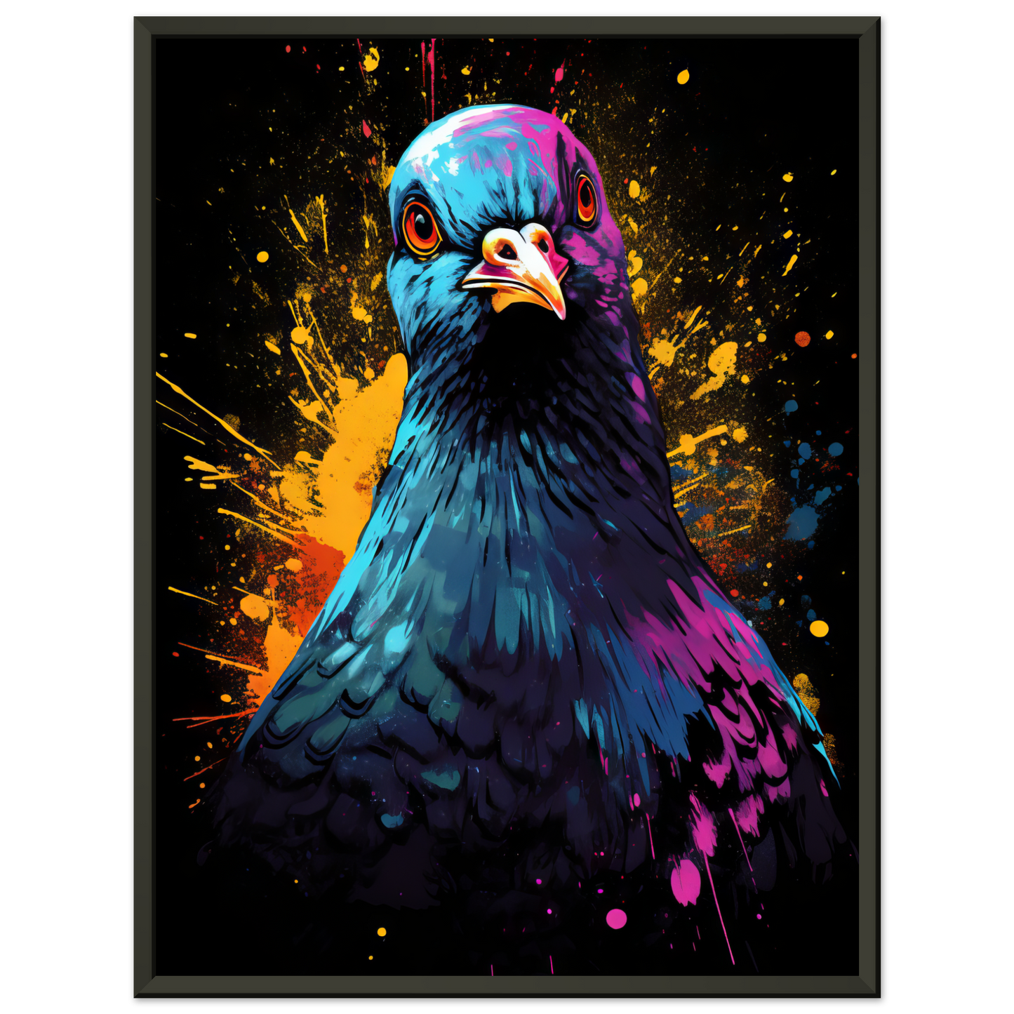 Vogel Taube Pop-Art (BIRD03)