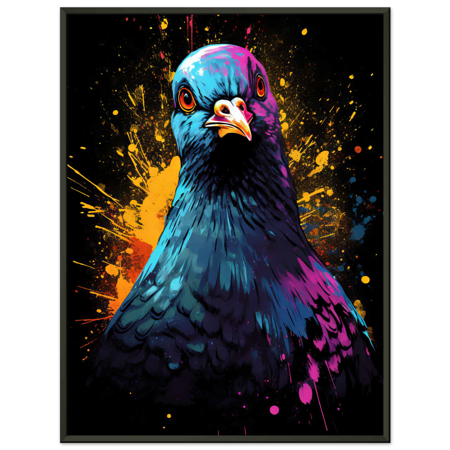 Vogel Taube Pop-Art (BIRD03)