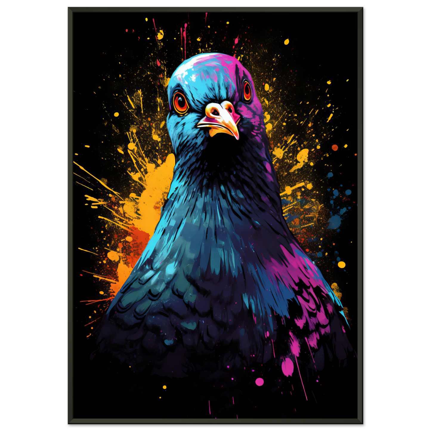 Vogel Taube Pop-Art (BIRD03)