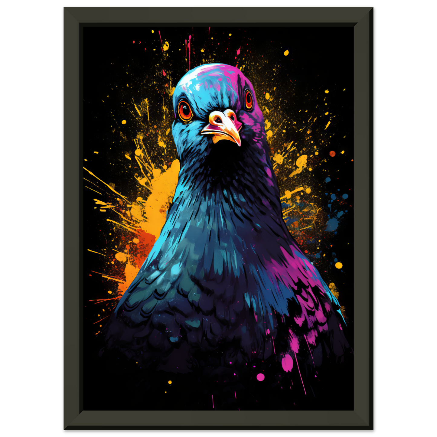 Vogel Taube Pop-Art (BIRD03)