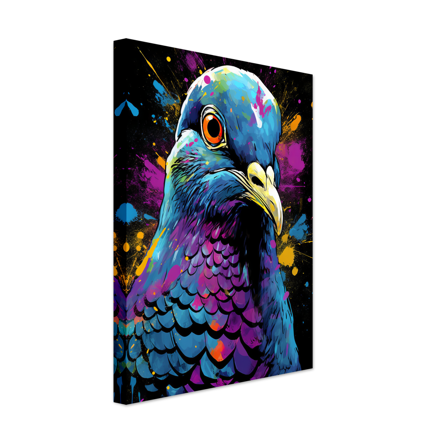 Vogel Taube Pop-Art (BIRD04)