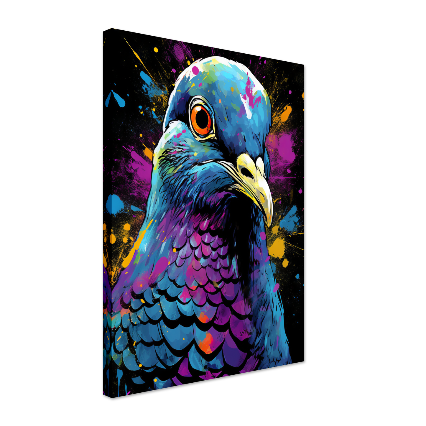 Vogel Taube Pop-Art (BIRD04)