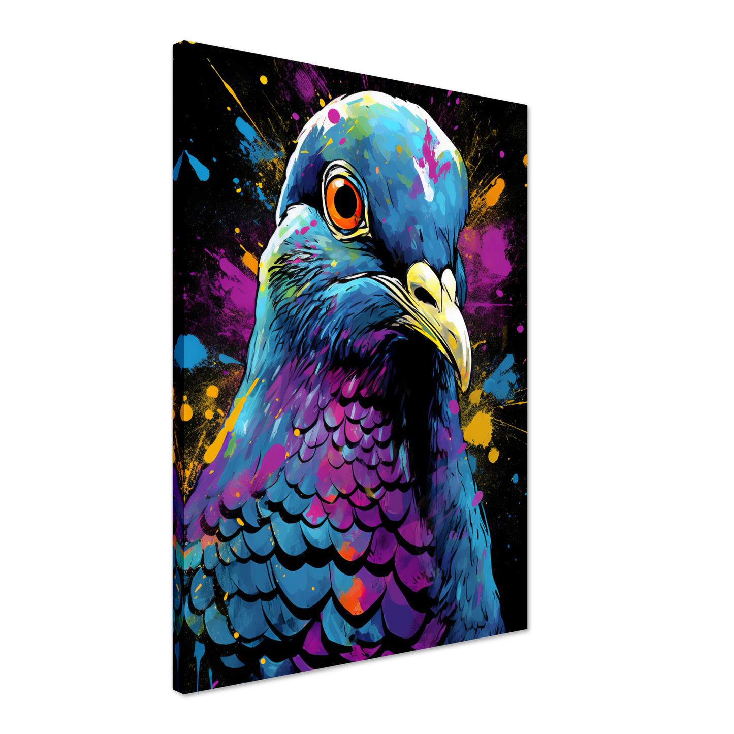 Vogel Taube Pop-Art (BIRD04)