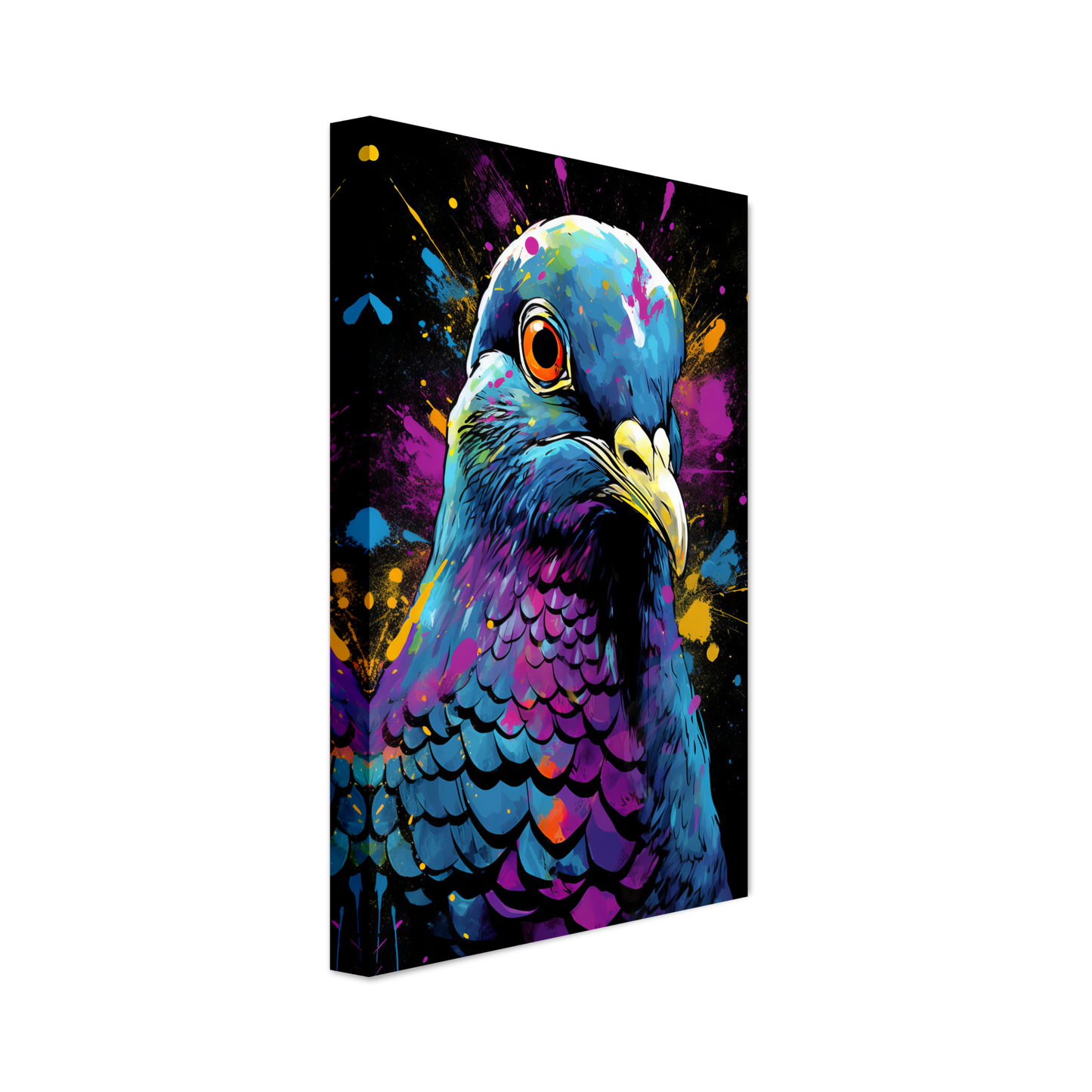 Vogel Taube Pop-Art (BIRD04)
