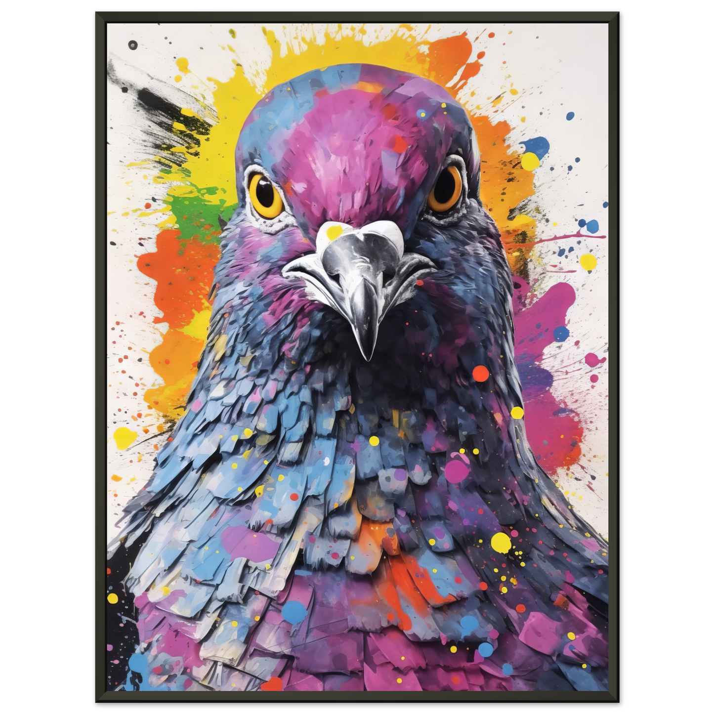 Vogel Taube Pop-Art (BIRD05)