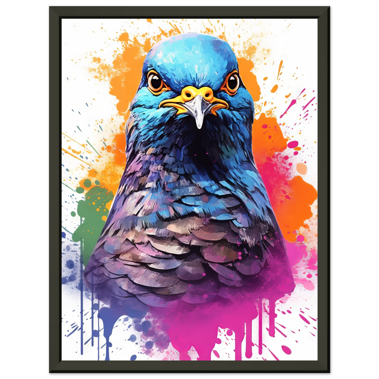 Vogel Taube Pop-Art (BIRD06)
