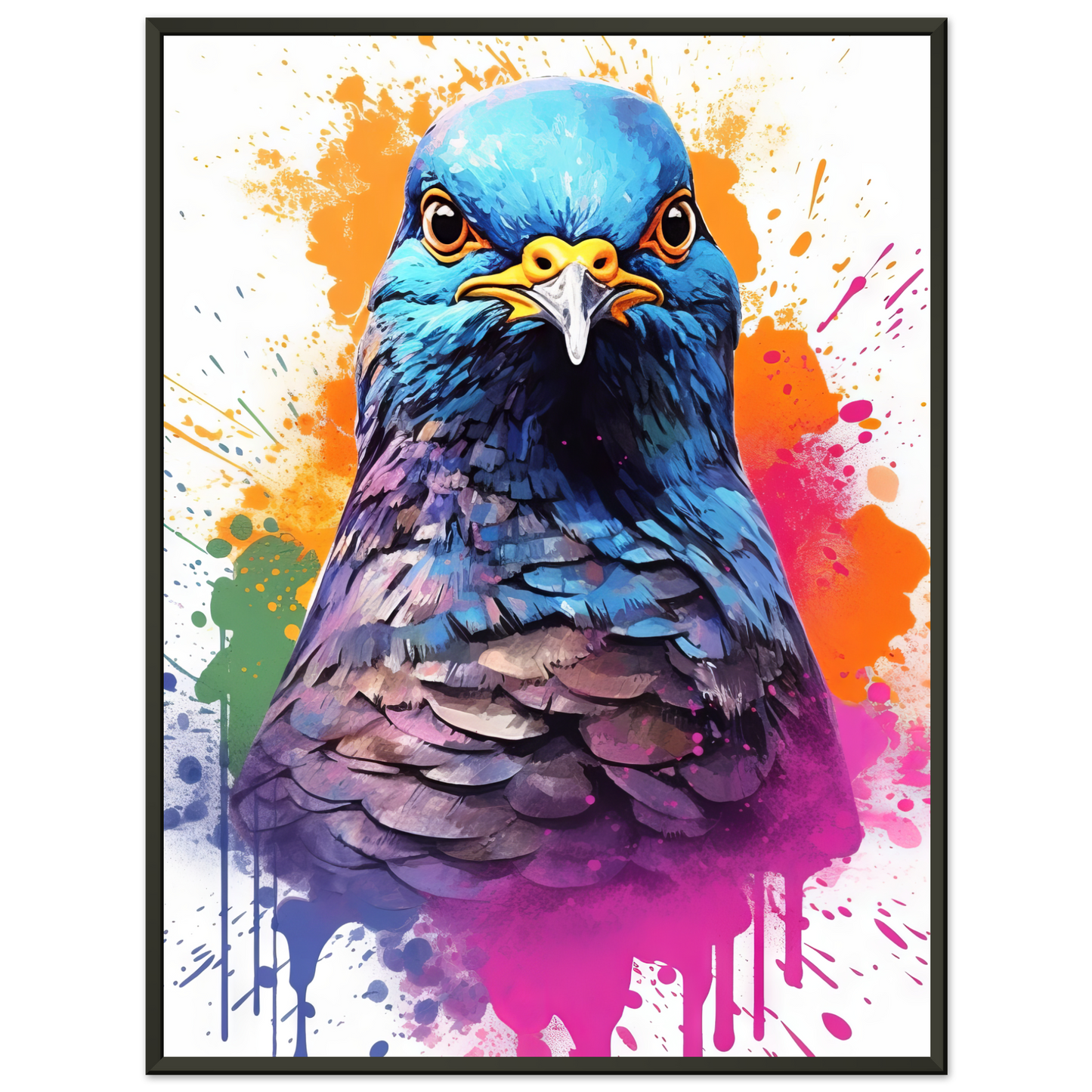 Vogel Taube Pop-Art (BIRD06)