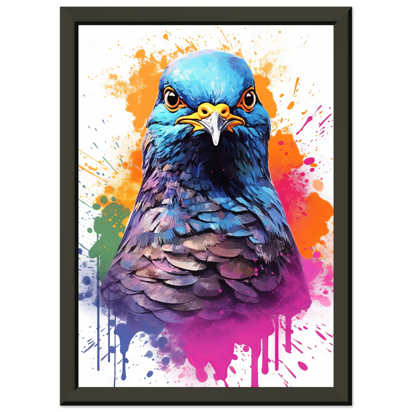 Vogel Taube Pop-Art (BIRD06)
