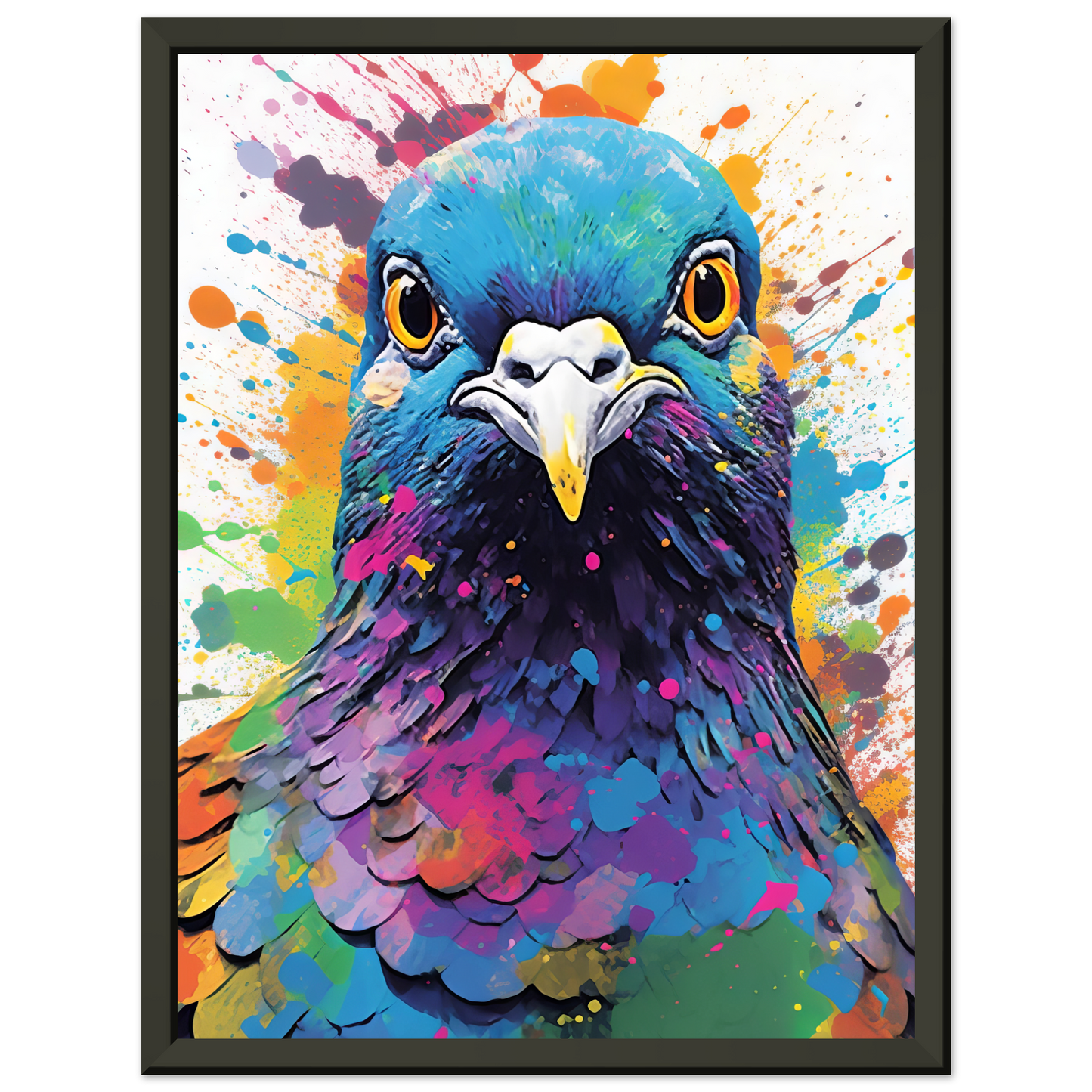 Vogel Taube Pop-Art (BIRD07)