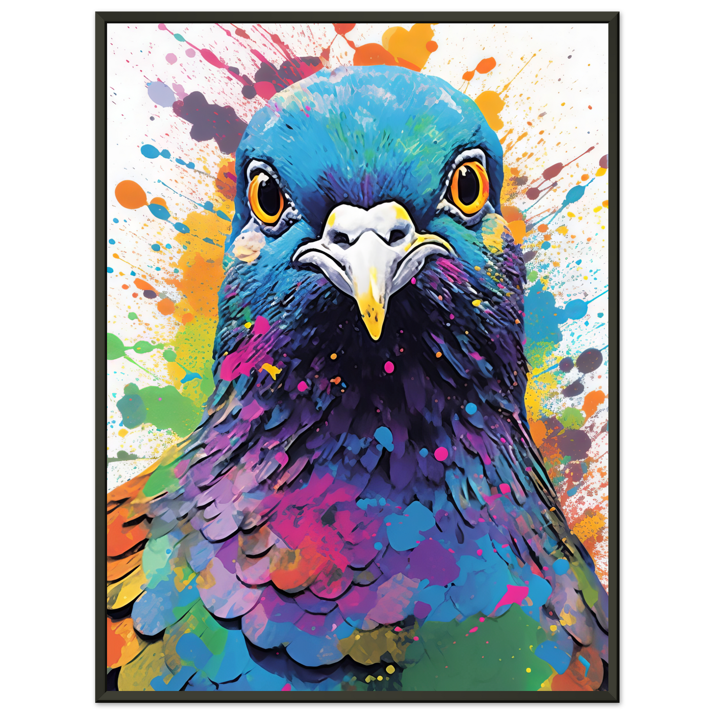 Vogel Taube Pop-Art (BIRD07)