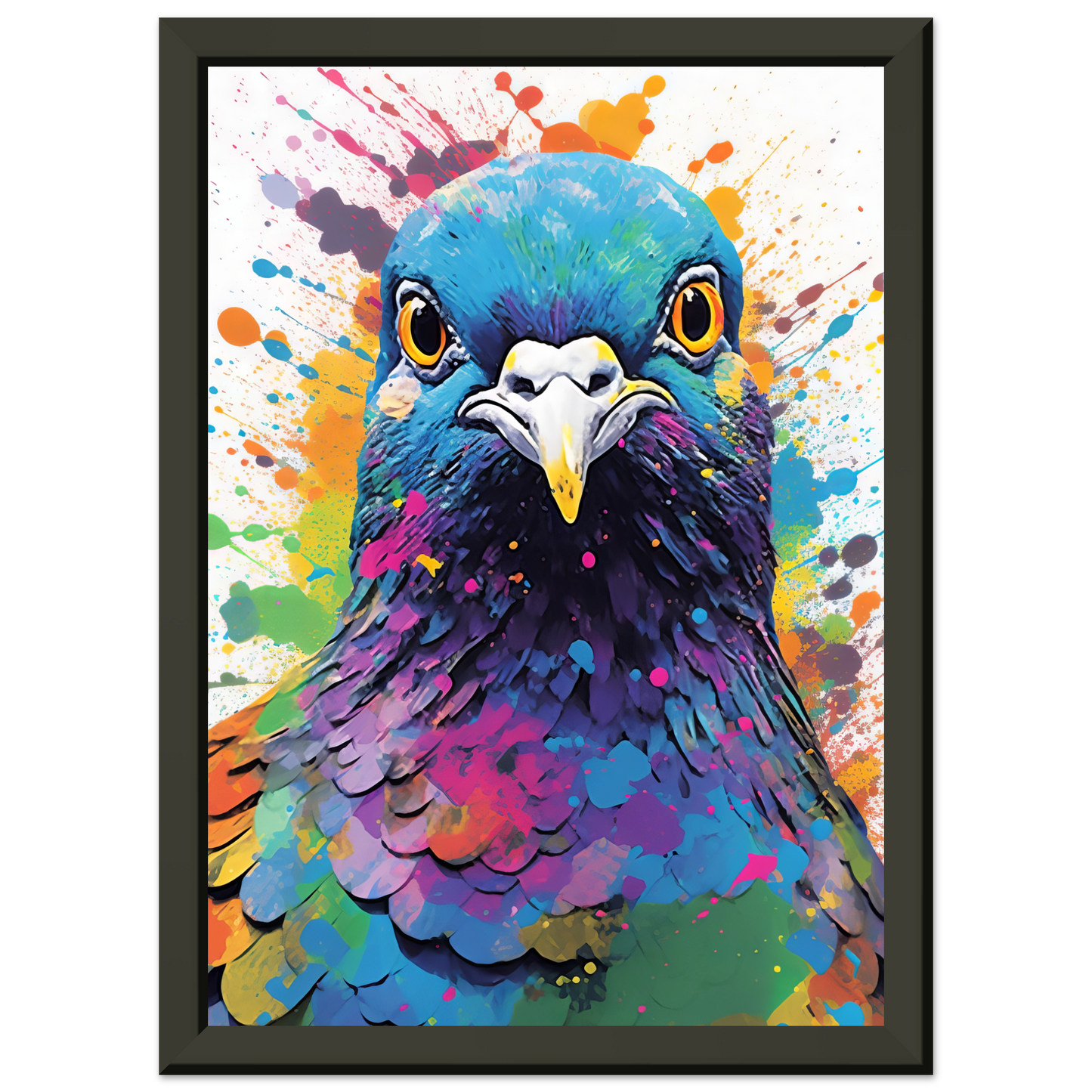 Vogel Taube Pop-Art (BIRD07)