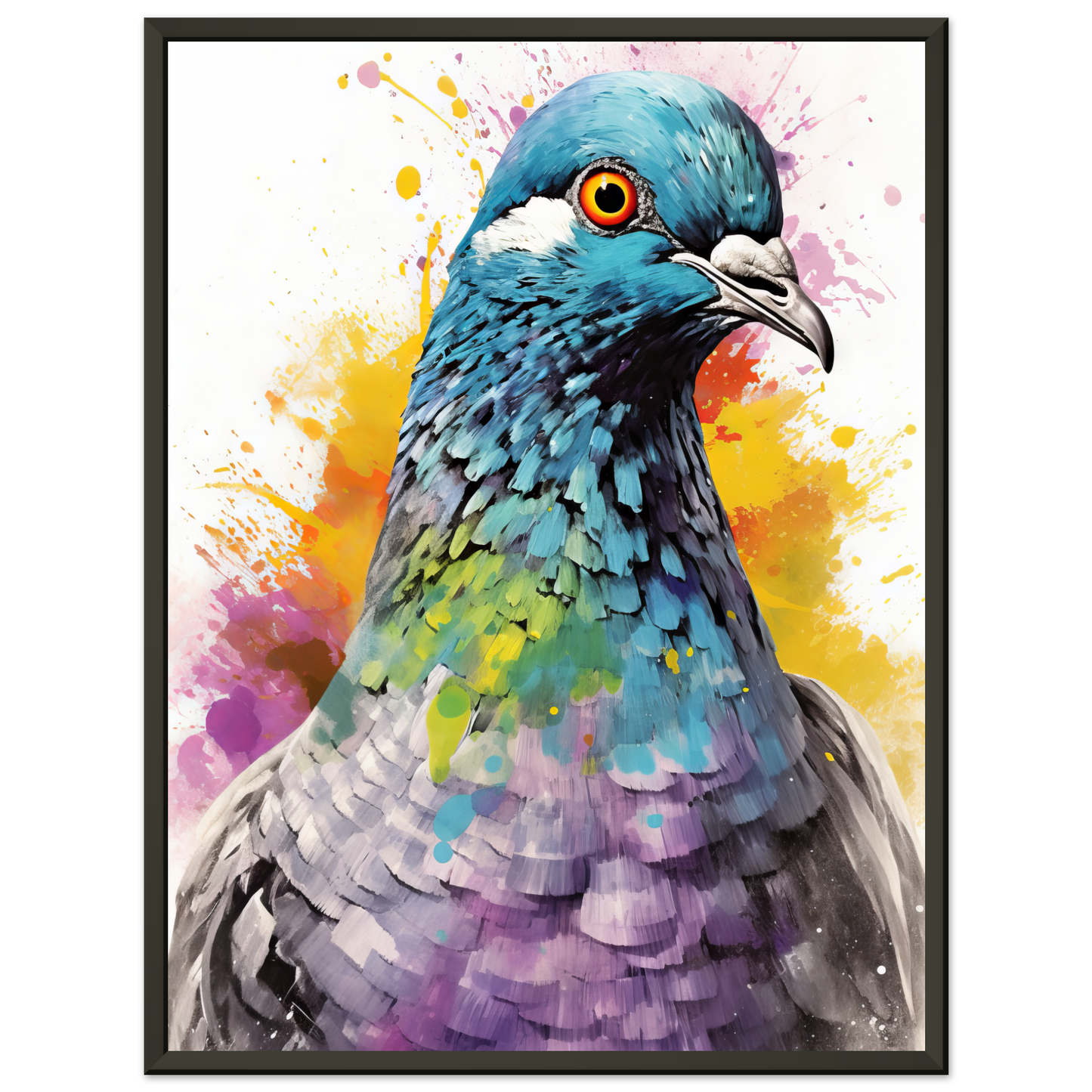 Vogel Taube Pop-Art (BIRD08)
