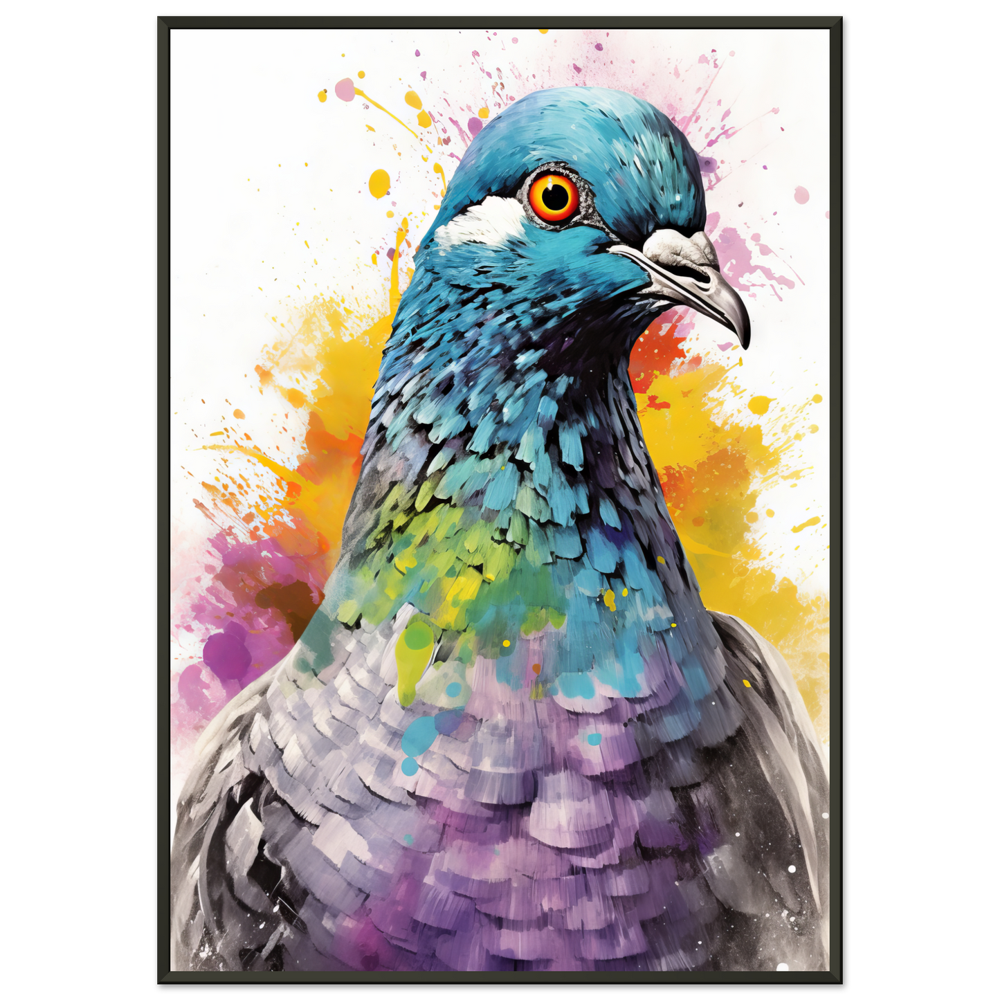 Vogel Taube Pop-Art (BIRD08)