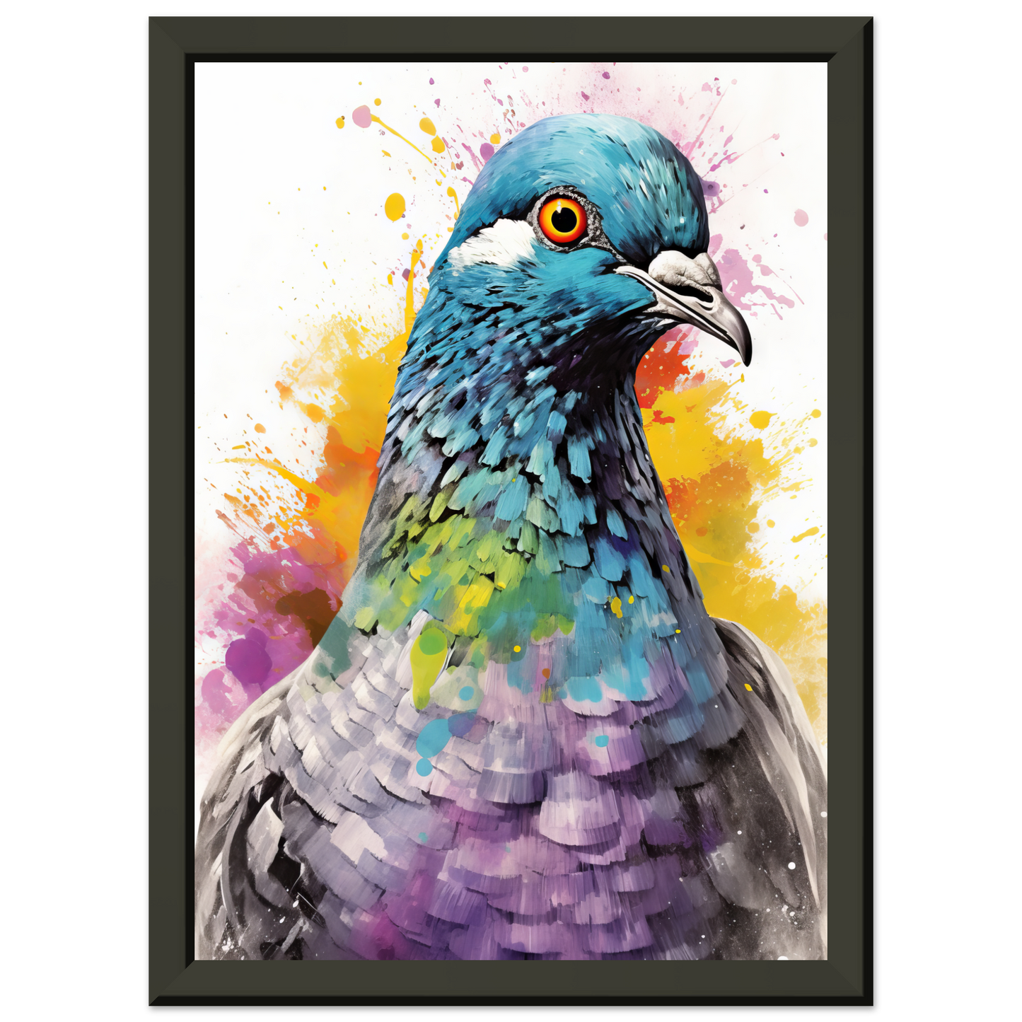 Vogel Taube Pop-Art (BIRD08)