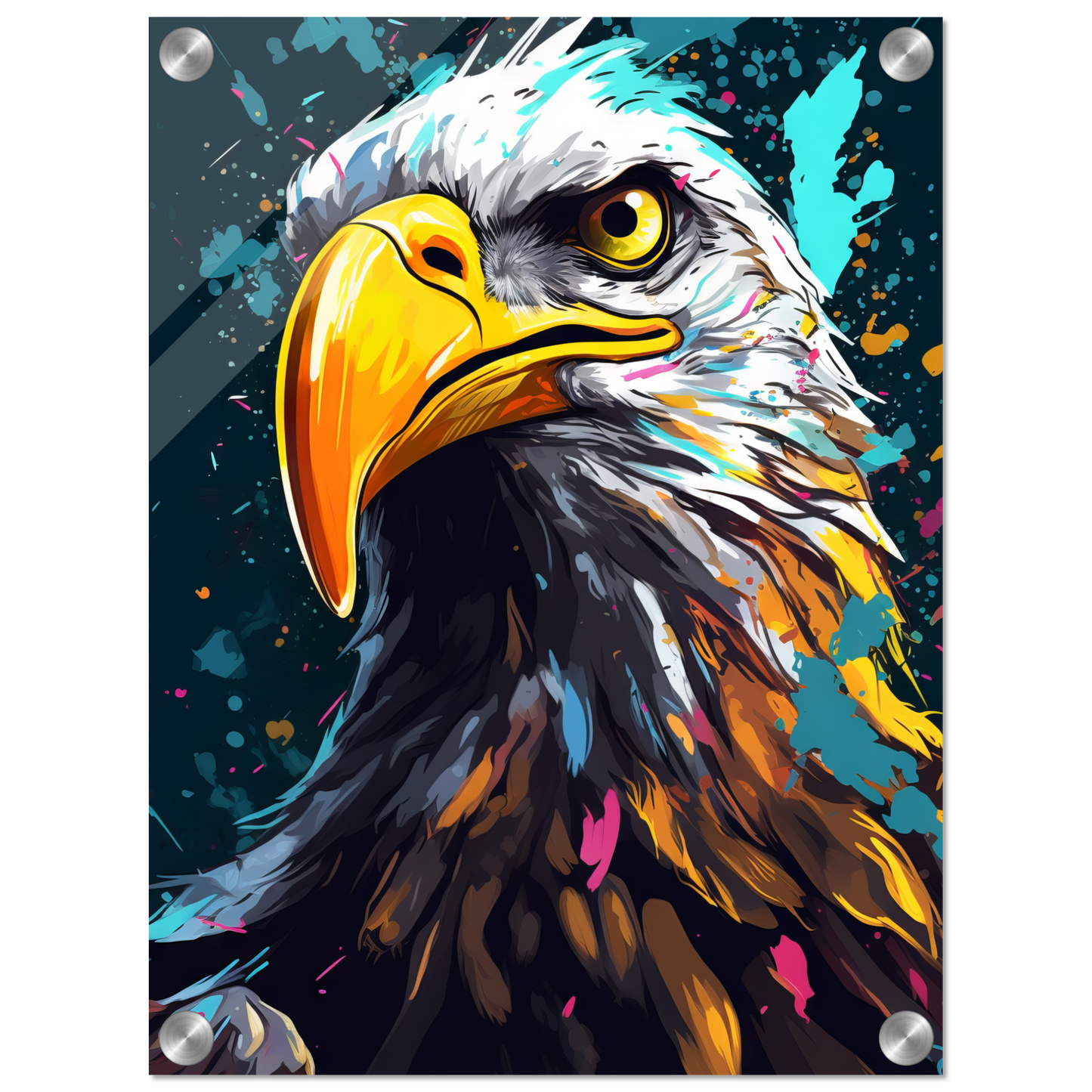 Vogel Möwe Pop-Art (BIRD09)