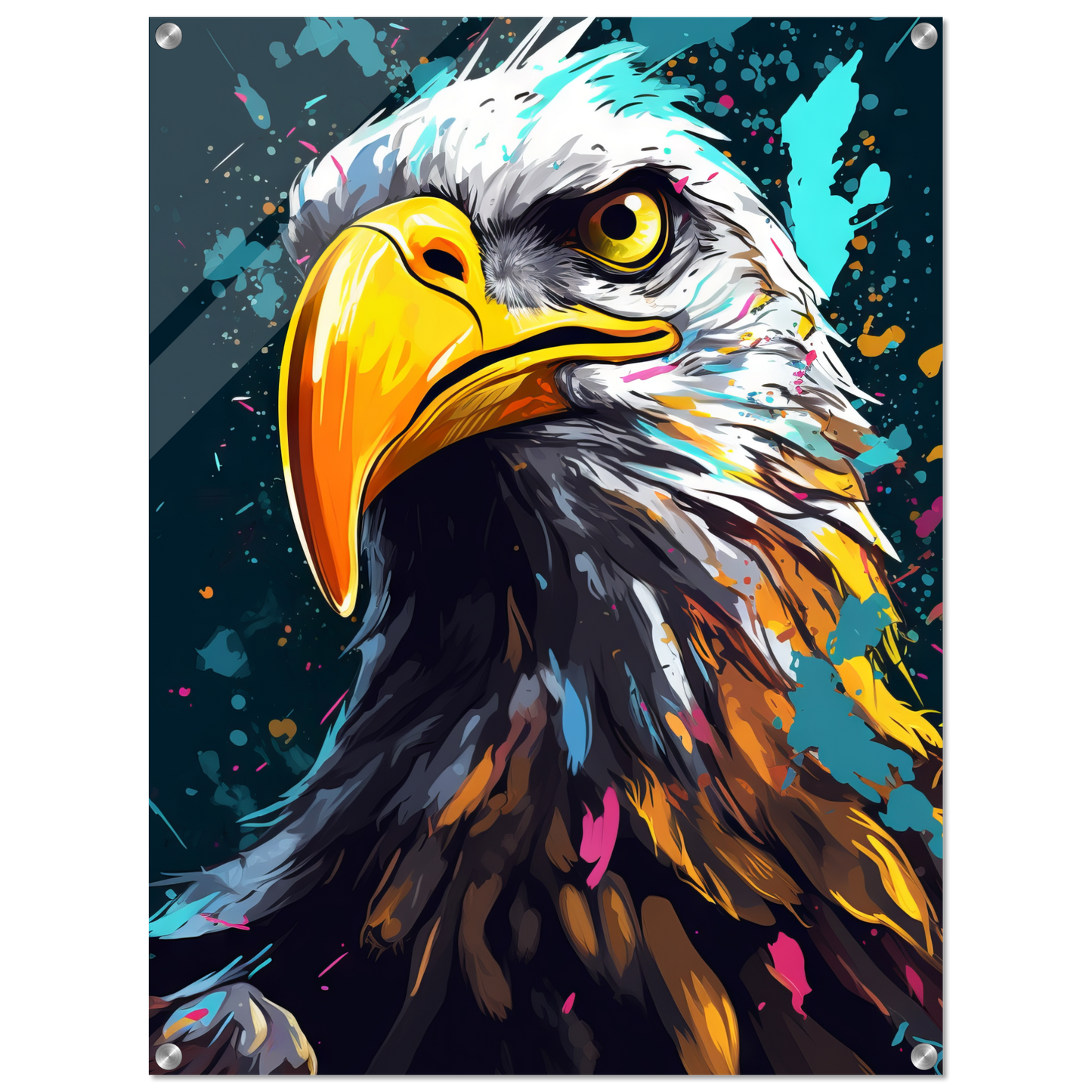 Vogel Möwe Pop-Art (BIRD09)