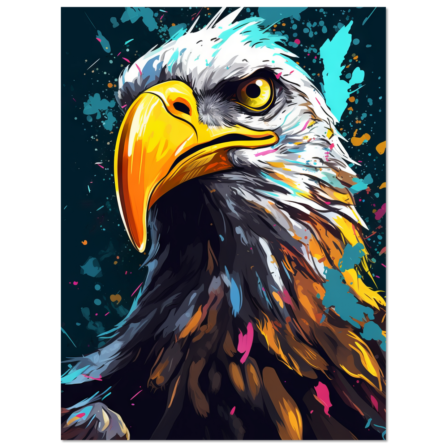 Vogel Möwe Pop-Art (BIRD09)