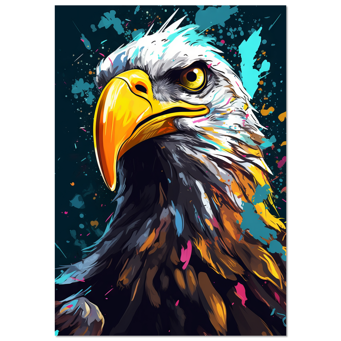 Vogel Möwe Pop-Art (BIRD09)