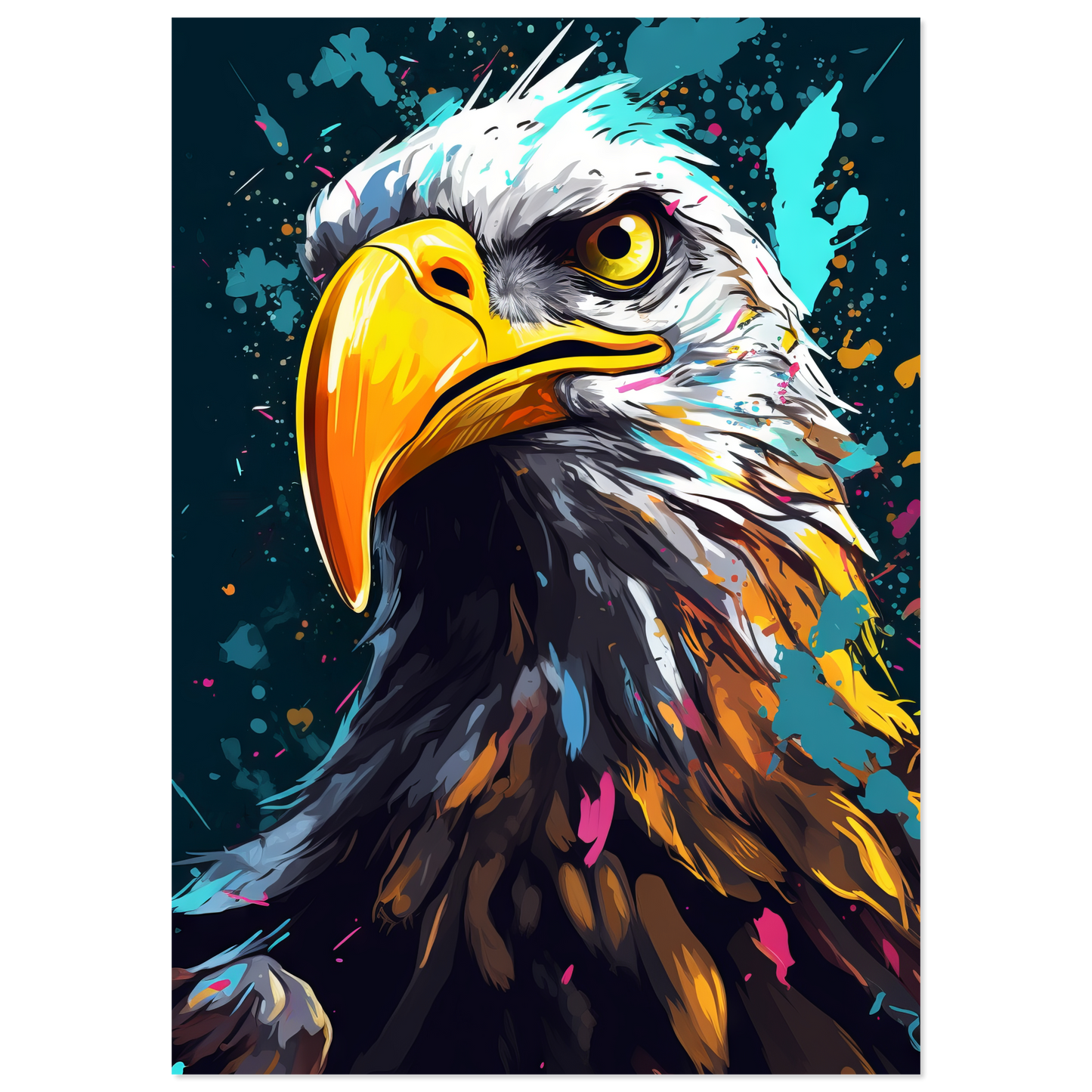 Vogel Möwe Pop-Art (BIRD09)