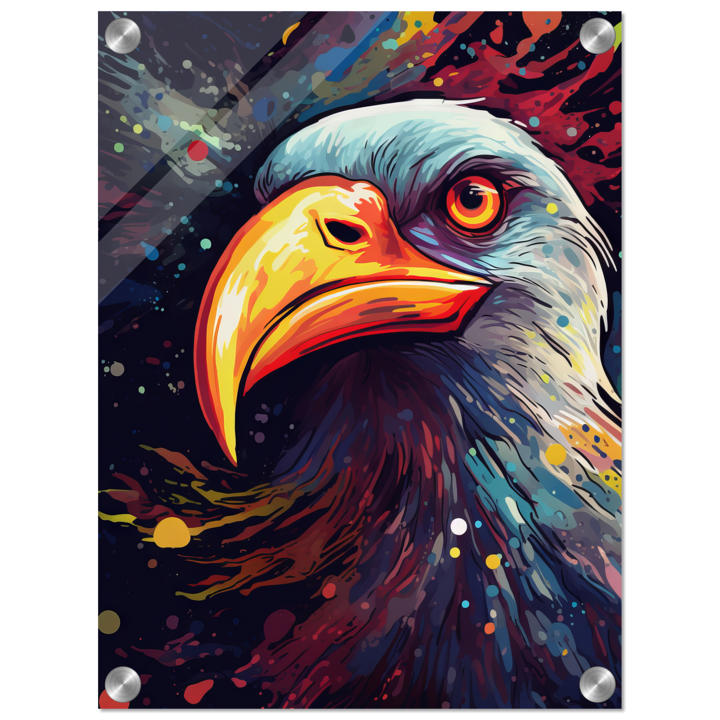Vogel Möwe Pop-Art (BIRD10)