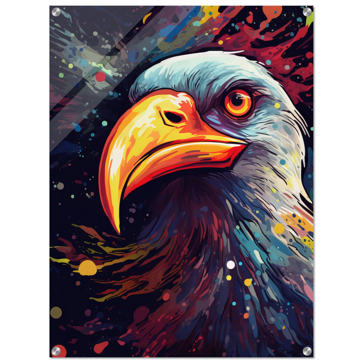 Vogel Möwe Pop-Art (BIRD10)