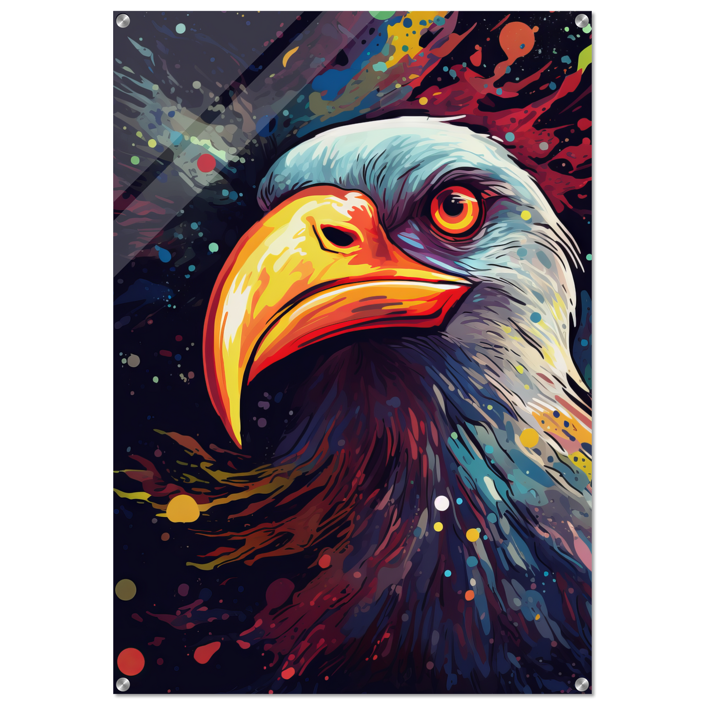 Vogel Möwe Pop-Art (BIRD10)