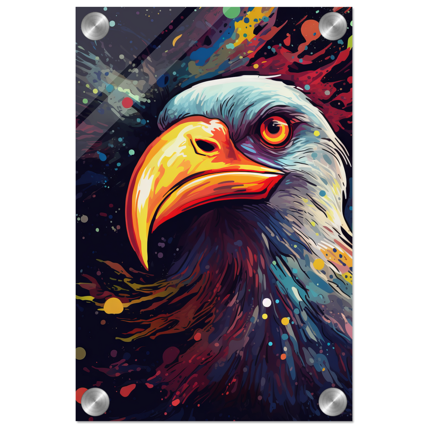 Vogel Möwe Pop-Art (BIRD10)