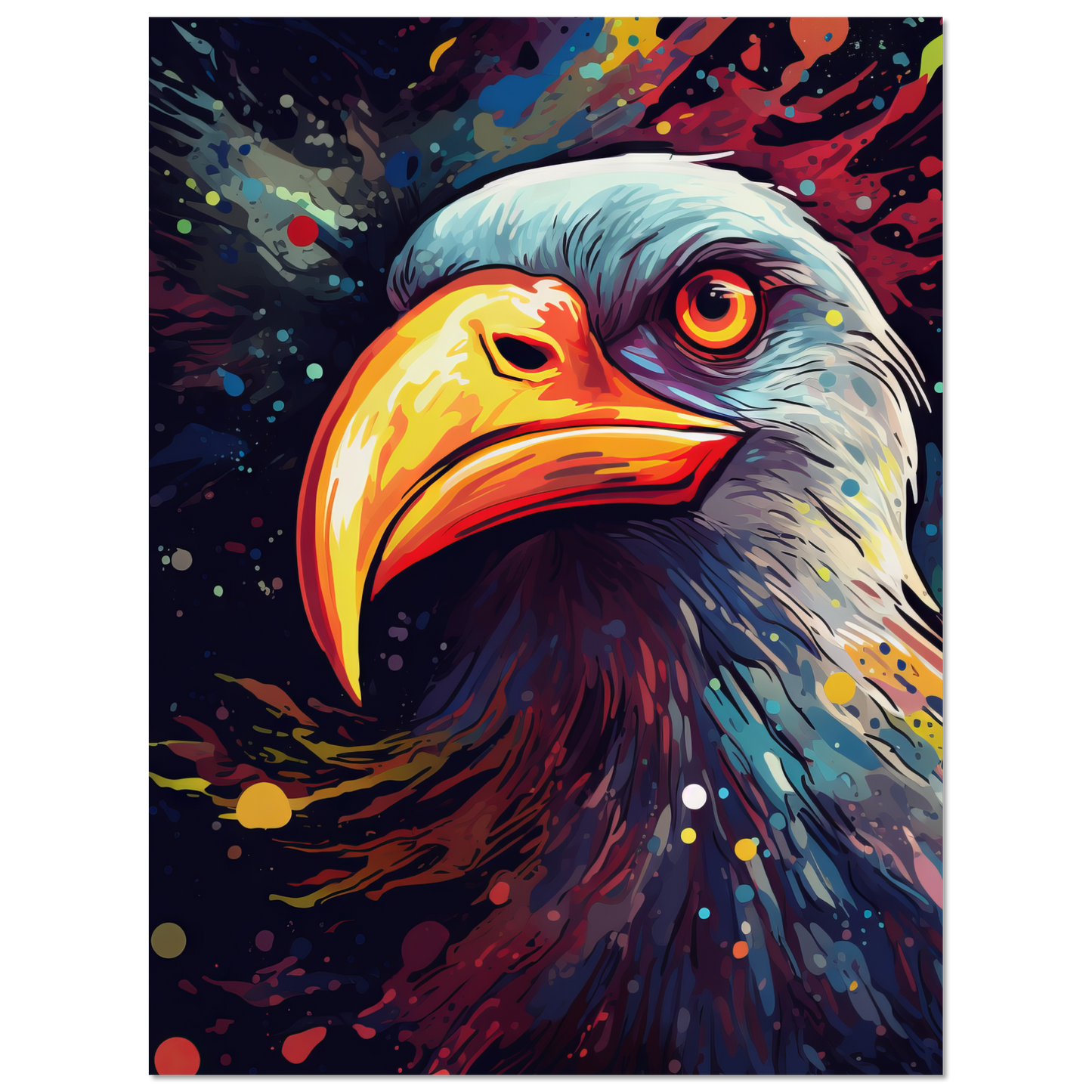 Vogel Möwe Pop-Art (BIRD10)