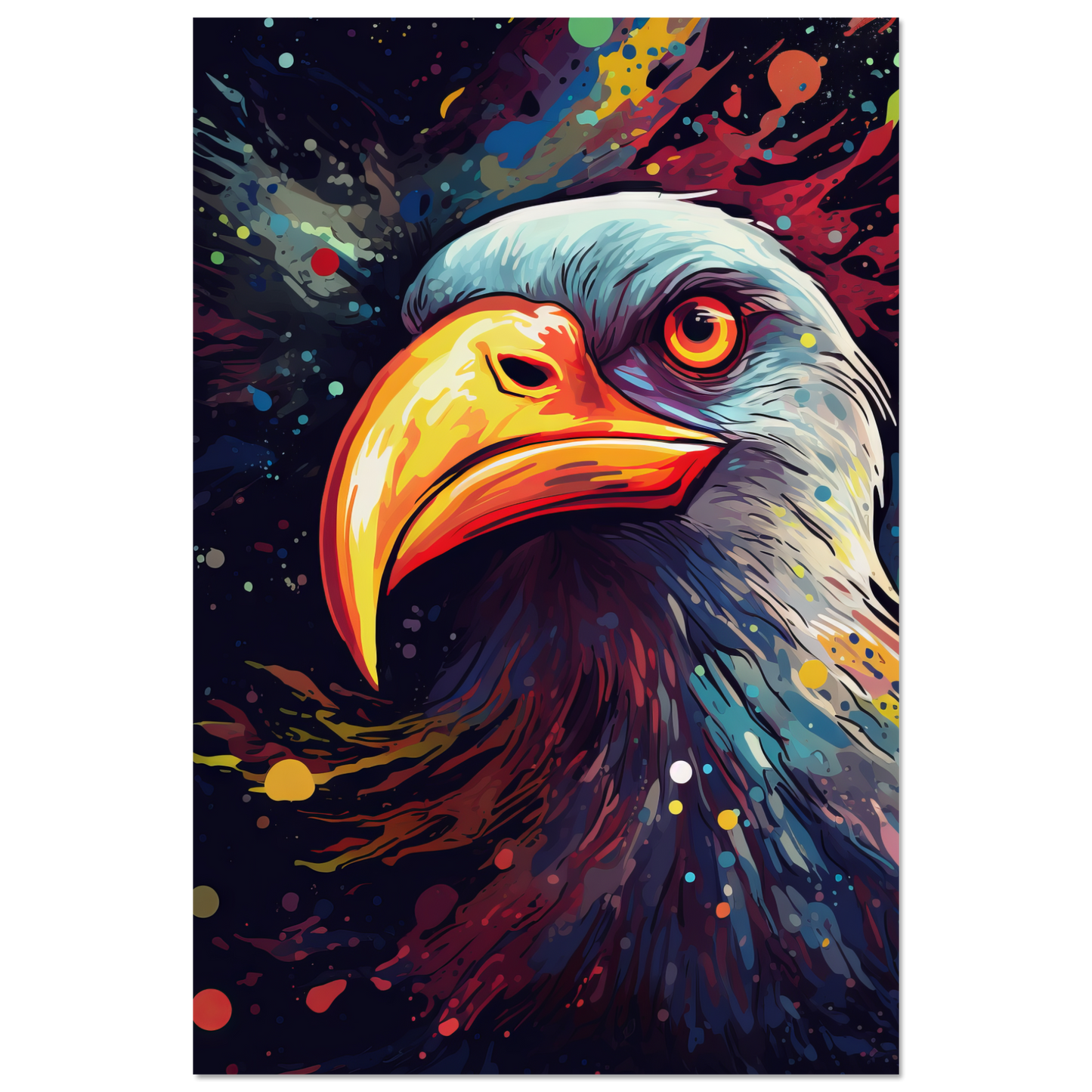 Vogel Möwe Pop-Art (BIRD10)