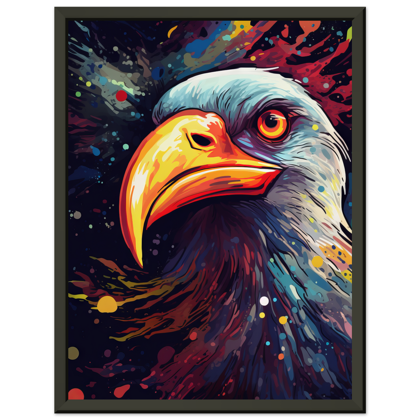 Vogel Möwe Pop-Art (BIRD10)