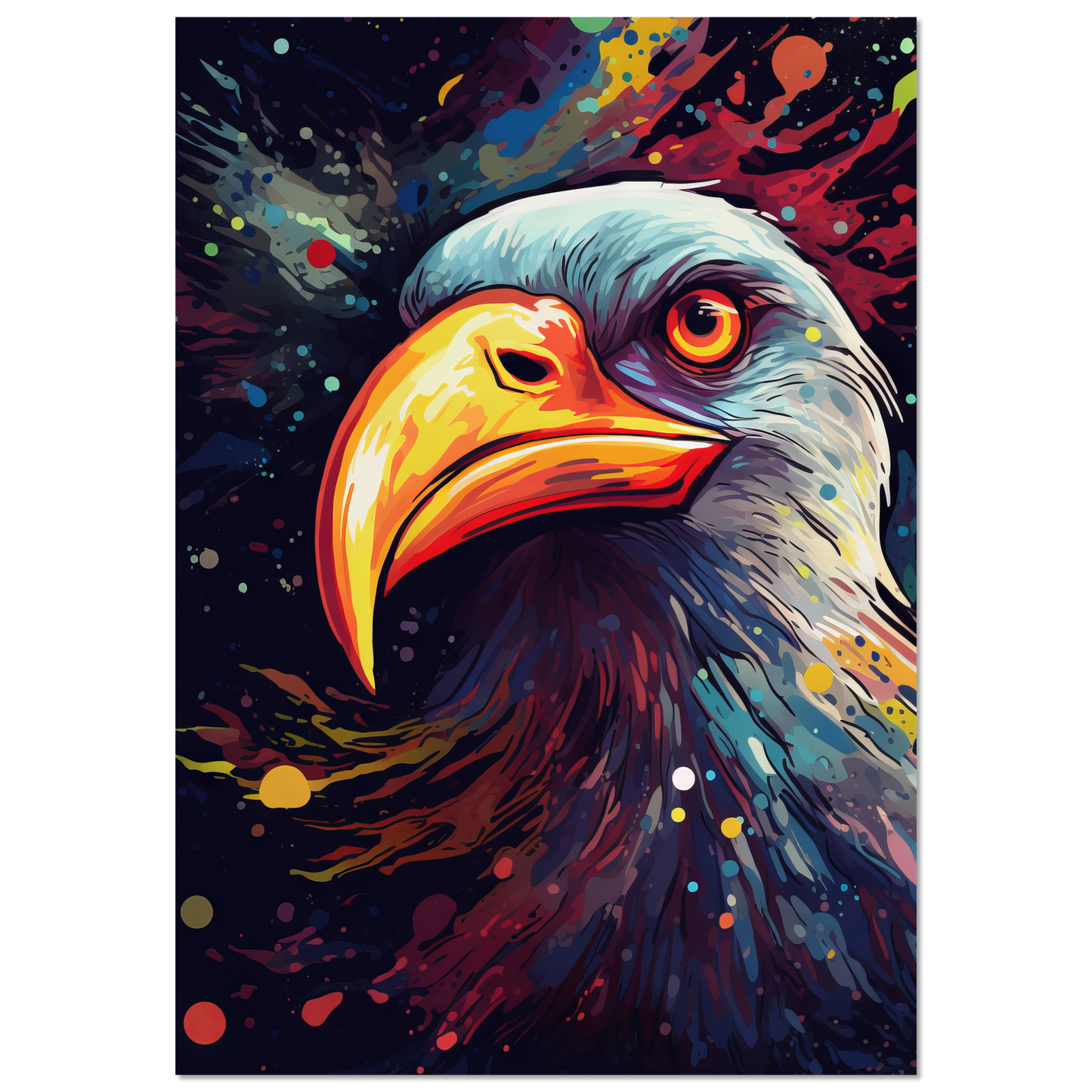 Vogel Möwe Pop-Art (BIRD10)
