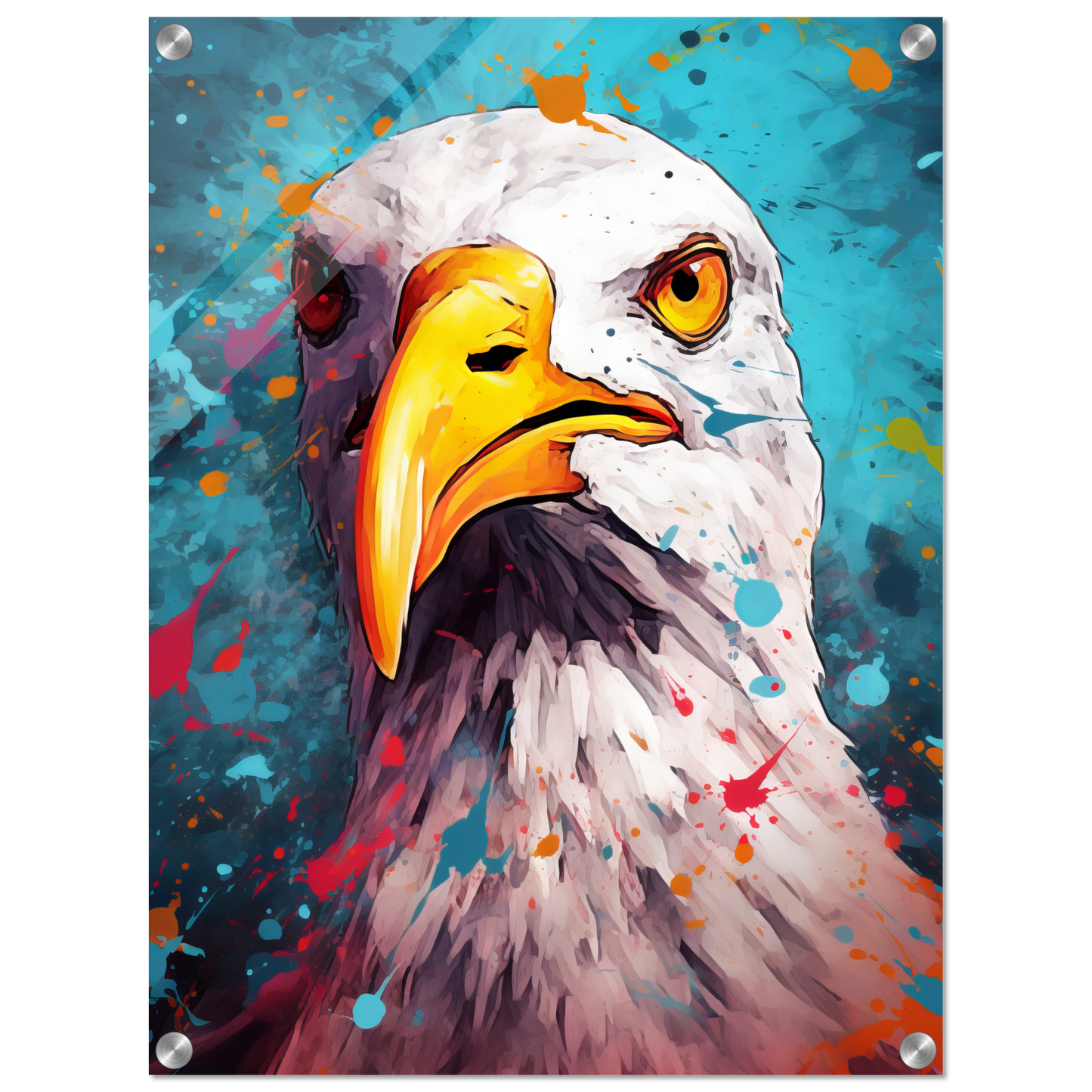 Vogel Möwe Pop-Art (BIRD11)