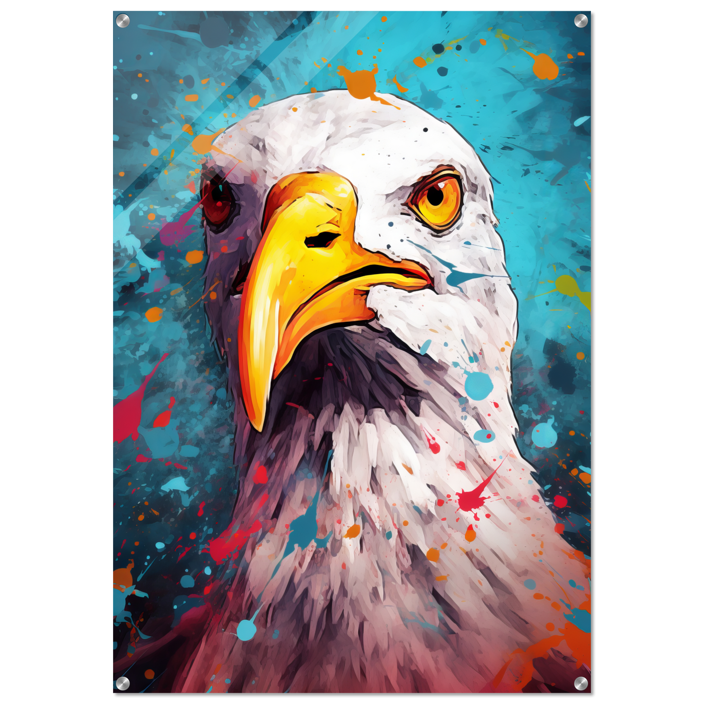 Vogel Möwe Pop-Art (BIRD11)