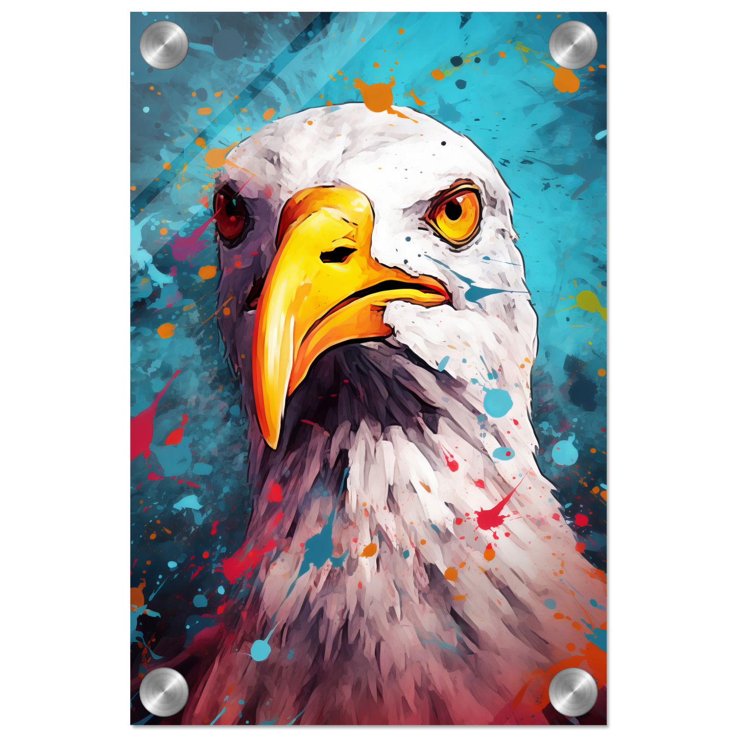 Vogel Möwe Pop-Art (BIRD11)